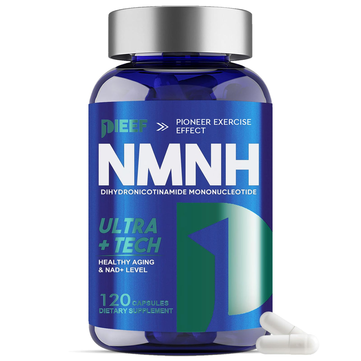 obnobm NMNH 1000mg capsules bottle for daily energy support.