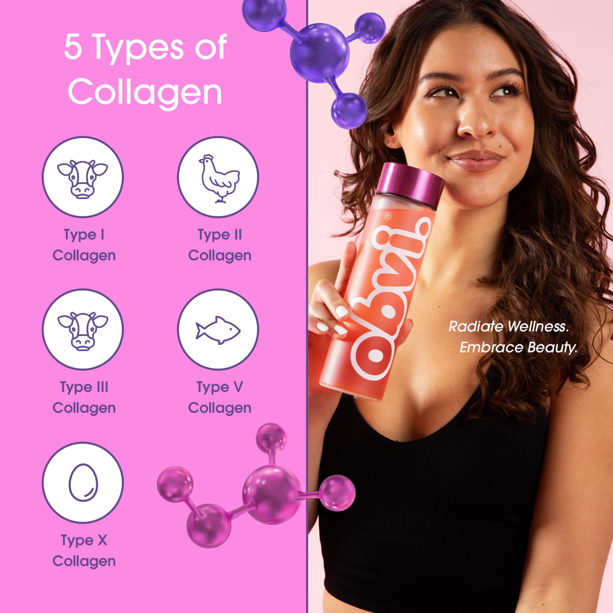 Bottle shows Obvi Collagenic Burn Powder mixed with coffee for a convenient energy option.