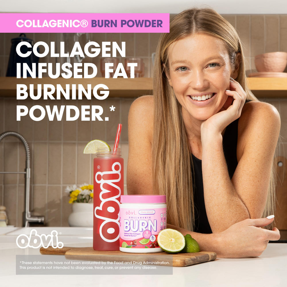 USA-made Obvi Collagenic Burn Powder with non-GMO and gluten-free ingredients ensures trusted quality.