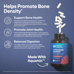 Close-up of capsules showing plant-based formula for daily calcium support