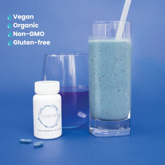 Capsules on table ready for a simple daily ritual.