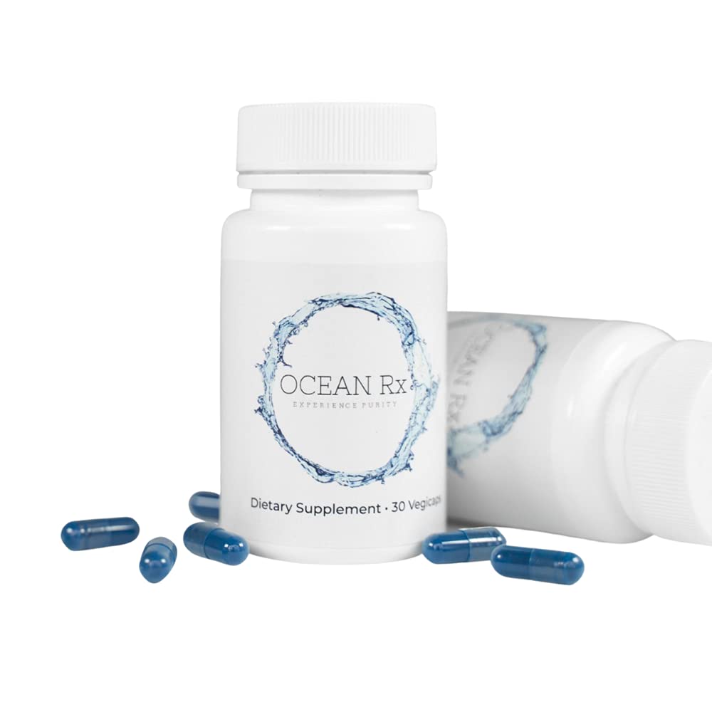 First-aid kit companion with Ocean Rx Blue Spirulina.