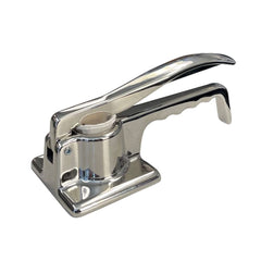 ocelco die cast pill crusher top view showcases rugged chrome construction