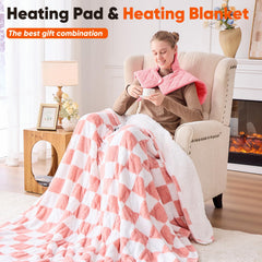 OCTROT gift-ready pink heating pad ideal for Valentine’s Day, birthdays, or holidays.