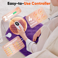 OCTROT purple pad coverage area 18x22 inches supports neck, shoulders, back.