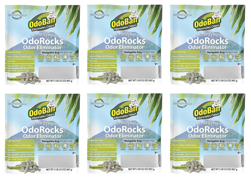 OdoBan OdoRocks odor eliminator pack reduces everyday odors in any space.