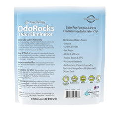 OdoRocks volcanic mineral rocks absorb odors naturally without added fragrances.