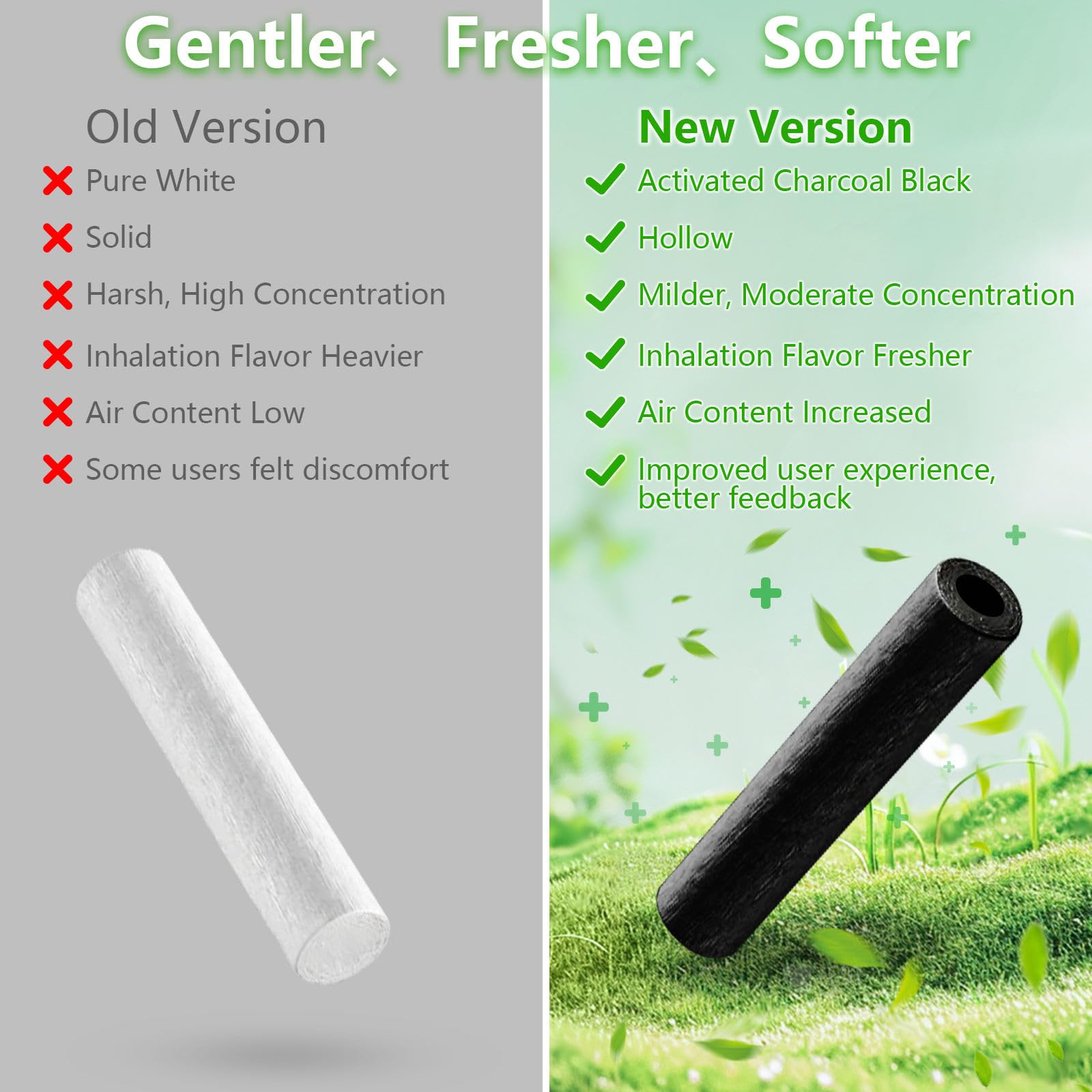 OFAK smokeless inhaler with pomelo core offering a citrusy lift during breaks