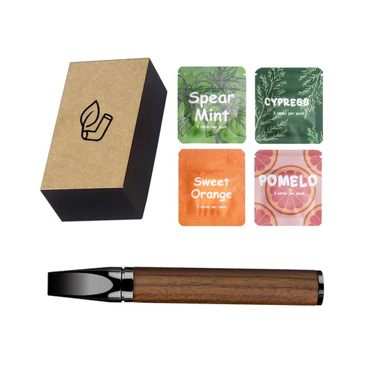 OFAK smokeless inhaler with spearmint core for a refreshing, calming breath
