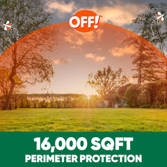 OFF! Backyard Bug Control easy to attach to a garden hose for quick treatment.