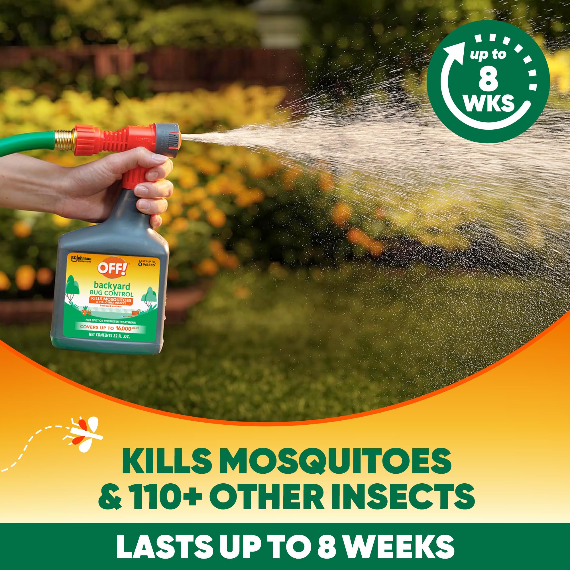 OFF! Four-pack packaging shown for outdoor-ready bug control solution.