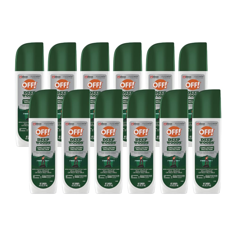 OFF! Deep Woods VII Spritz bottle front view for outdoor protection.
