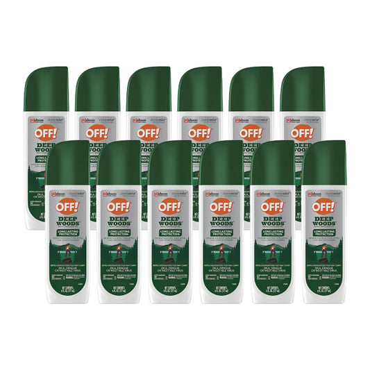 OFF! Deep Woods VII Spritz bottle front view for outdoor protection.