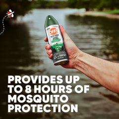 OFF! Deep Woods Sportsmen protects against mosquitoes during outdoor adventures.