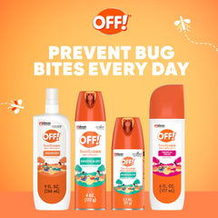 Safe on cotton, wool, and nylon fabrics with OFF! FamilyCare.