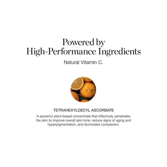 Ogee Vitamin C THDA 20% Elixir texture closeup shows silky, fast-absorbing serum.