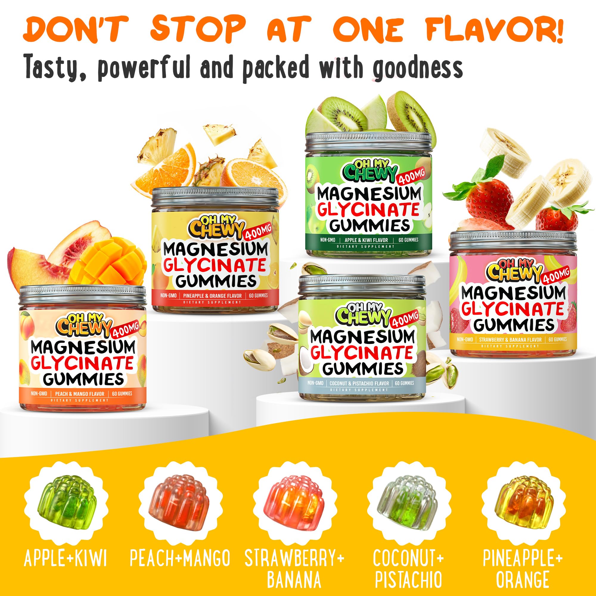OH MY CHEWY kid friendly gummy snack may support daily wellness