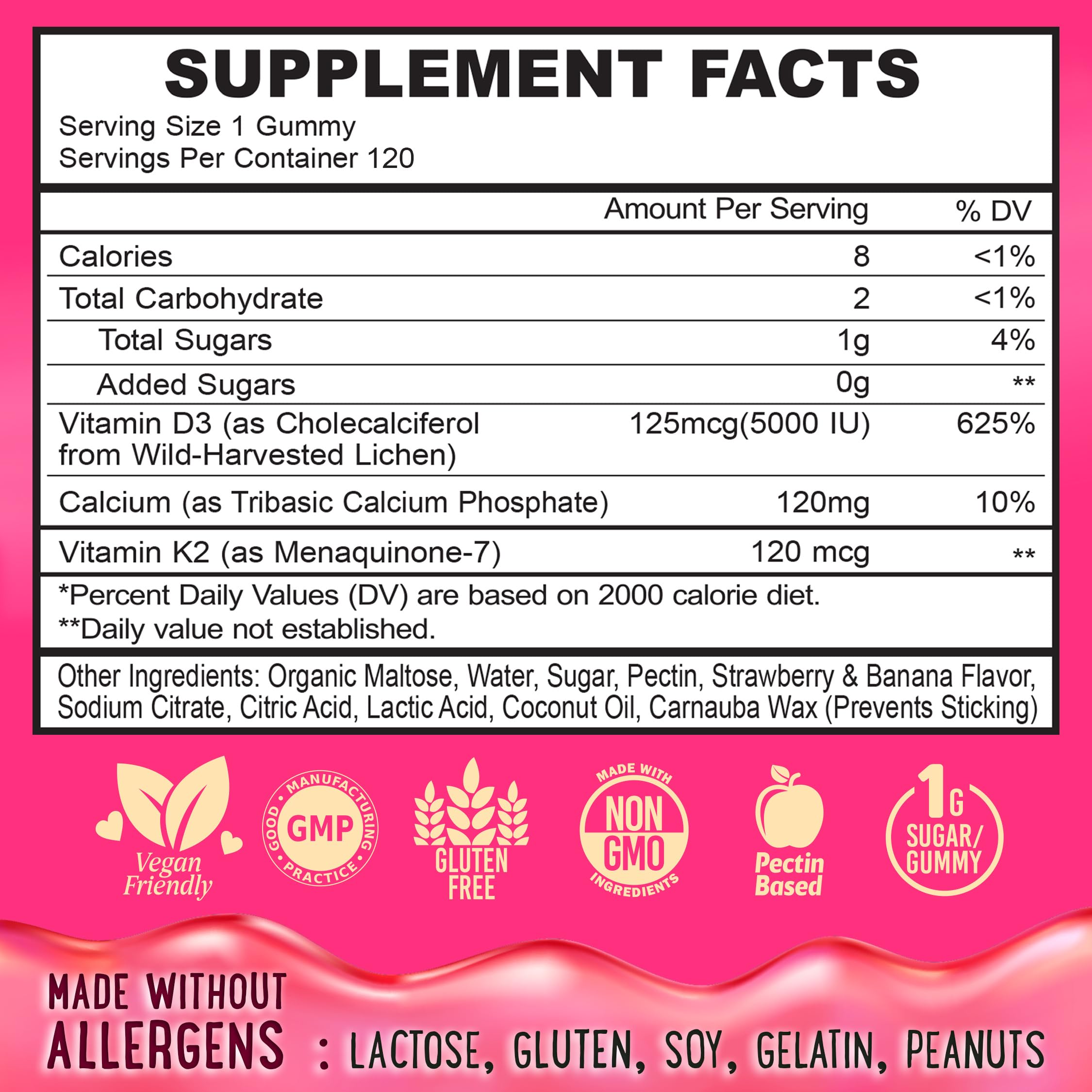 OH MY CHEWY vegan non-GMO gummy pack with clean ingredients.