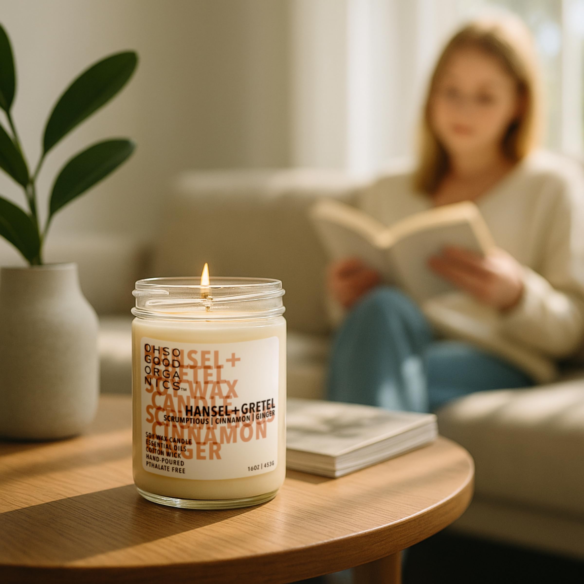 OH SO GOOD ORGANICS fall decor candle ready for autumn celebrations