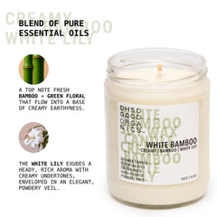 OH SO GOOD ORGANICS soy wax candle burn time highlights a 60-hour clean burn.