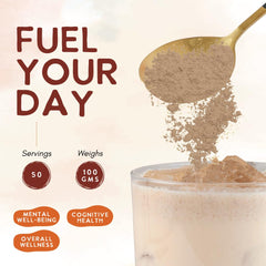 Ohana Lion’s Mane powder scoop image for easy daily dosage.