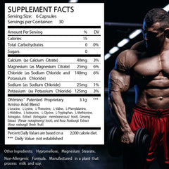 Oh!mino essential amino acids capsules for daily fueling and recovery