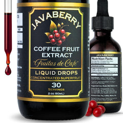 OhmYes Javaberry bottle front view in glass packaging for freshness