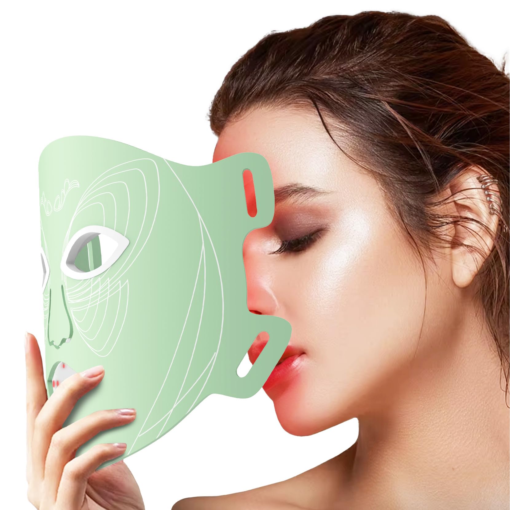 Oiameen gift-packaged LED mask ideal for skincare enthusiasts.