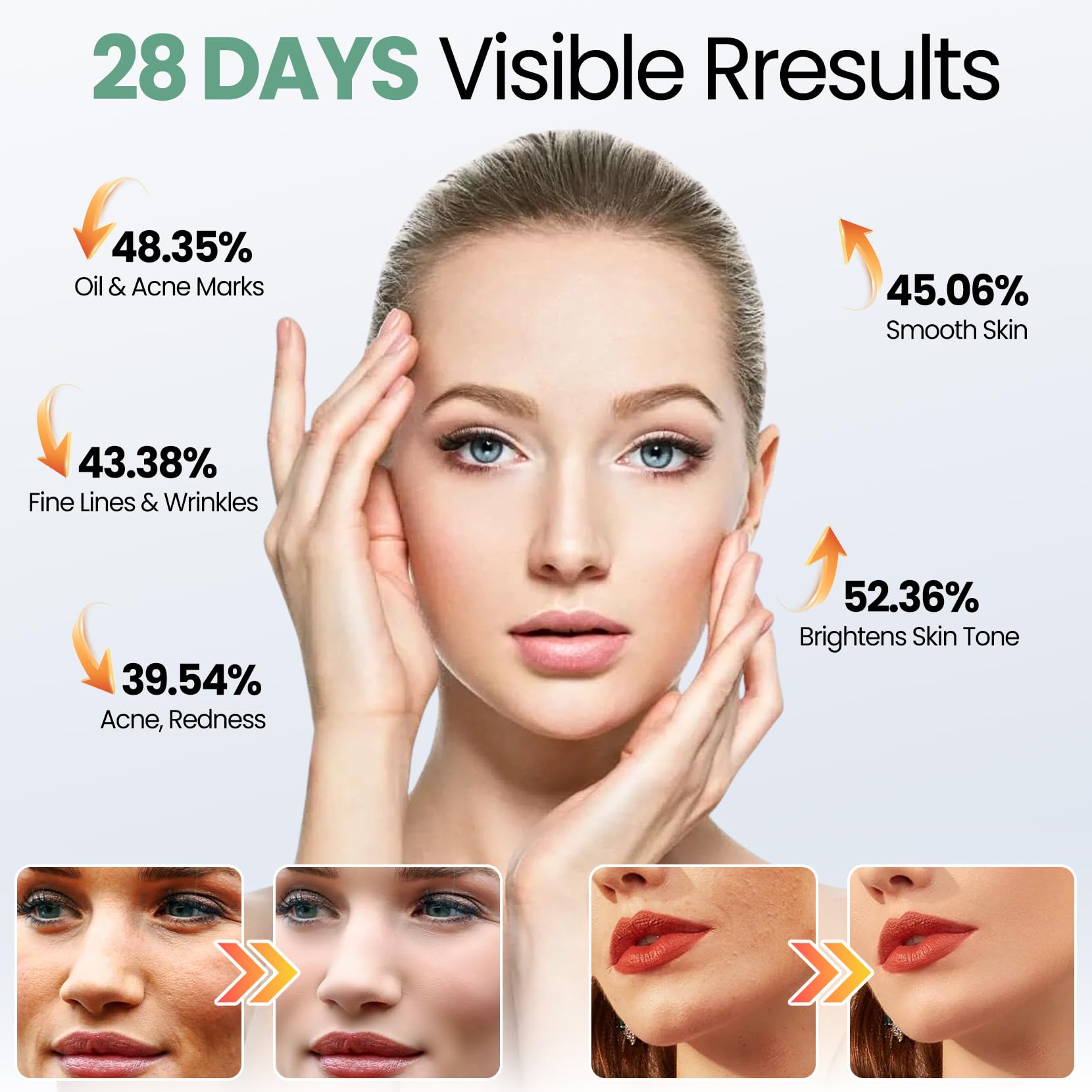 Oiameen infrared 850nm mode provides deeper skin benefits.