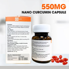 OIC NEW Nano Curcumin storage bottle emphasizes safe, neat storage after opening.