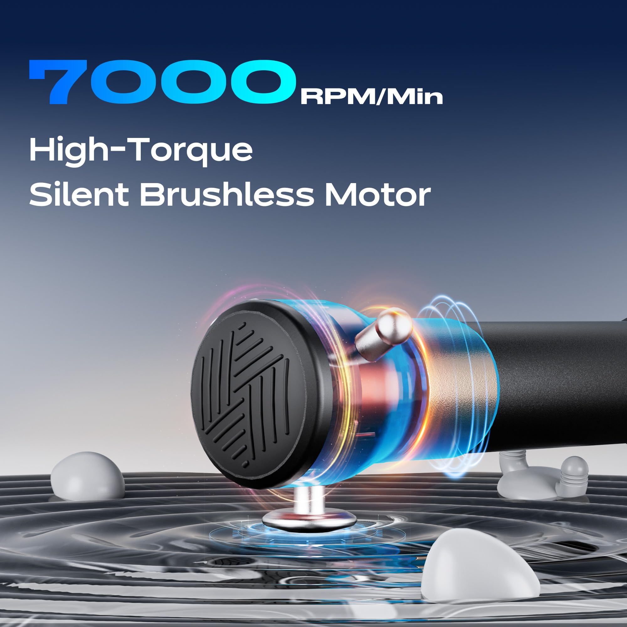 OIey OLEY carbon-fiber case protects the massager during storage and travel.