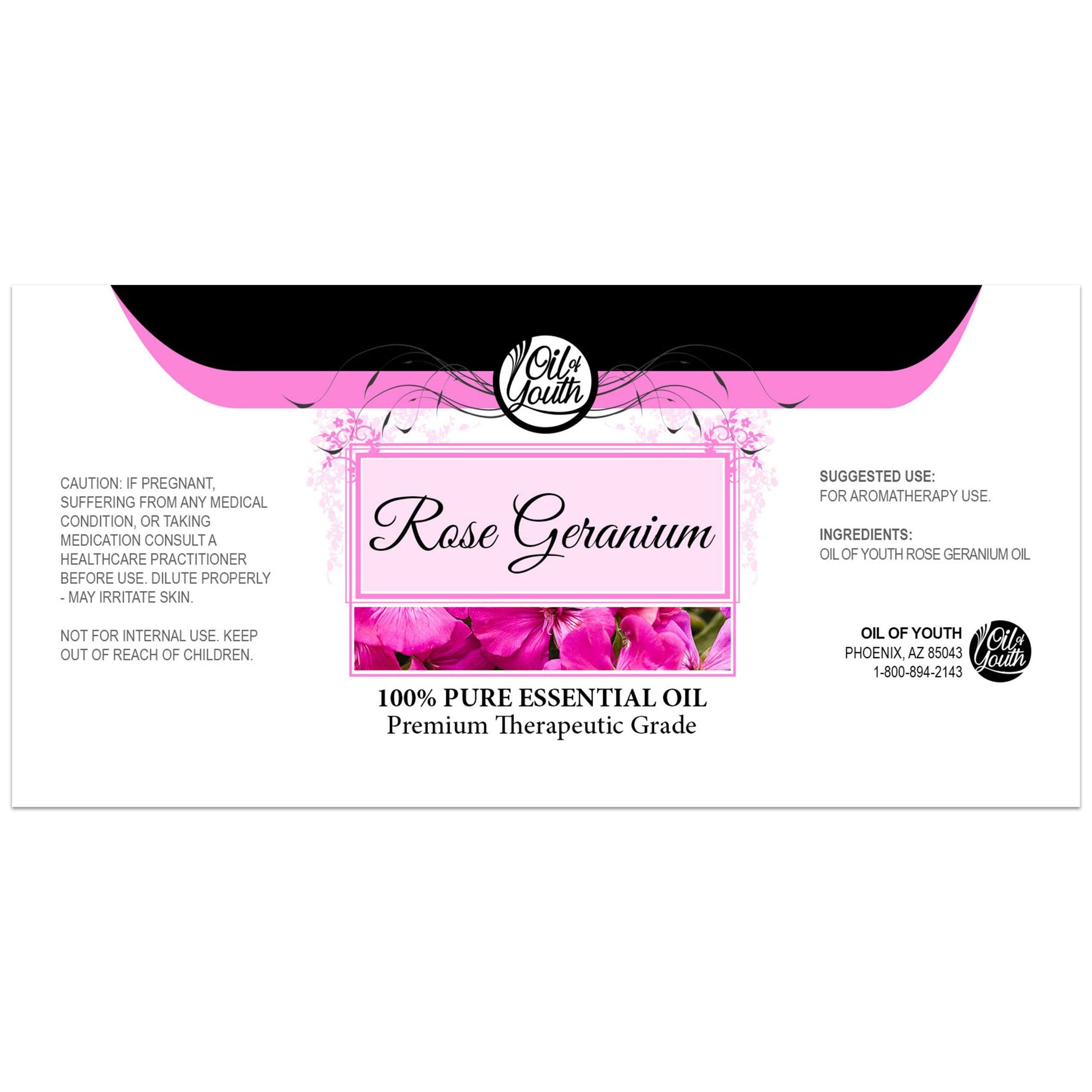 Diffuser with Oil of Youth Rose Geranium creating a calming aroma.