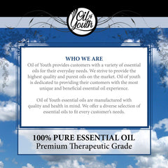 Oil of Youth Sandalwood bottle-with-dropper ready for precise diffusing and skin care.
