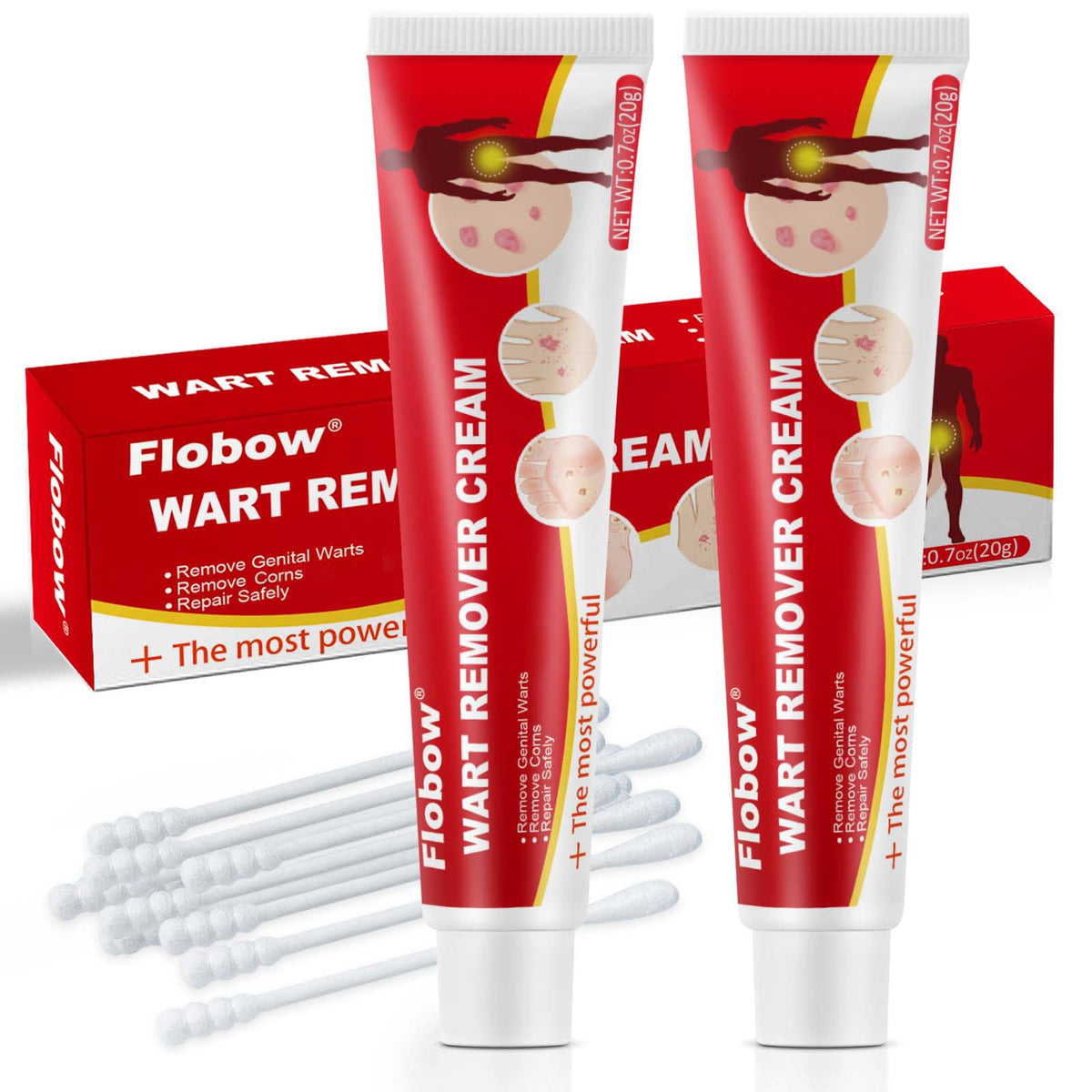 OJIOG wart remover gel bottle front shows a professional-strength wart treatment