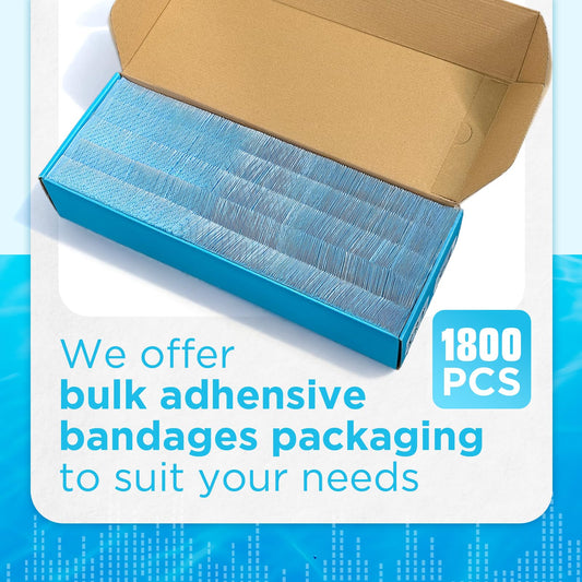 OK TAPE waterproof clear bandages offer water-resistant protection during showers and swimming.