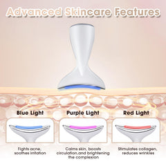 Okahila Massager ergonomic head glides smoothly for comfortable use