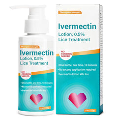 OKARZY Ivermectin 0.5% lotion bottle for effective lice treatment.