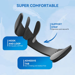 Okica nasal strips provide extra-strength hold to support steady breathing during the night.