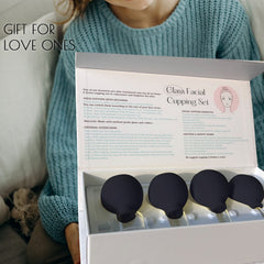 okmaba complete kit ready for regular facial cupping routines.