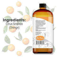 Ola Prima Orange Oil amber UV-protected bottle preserves potency