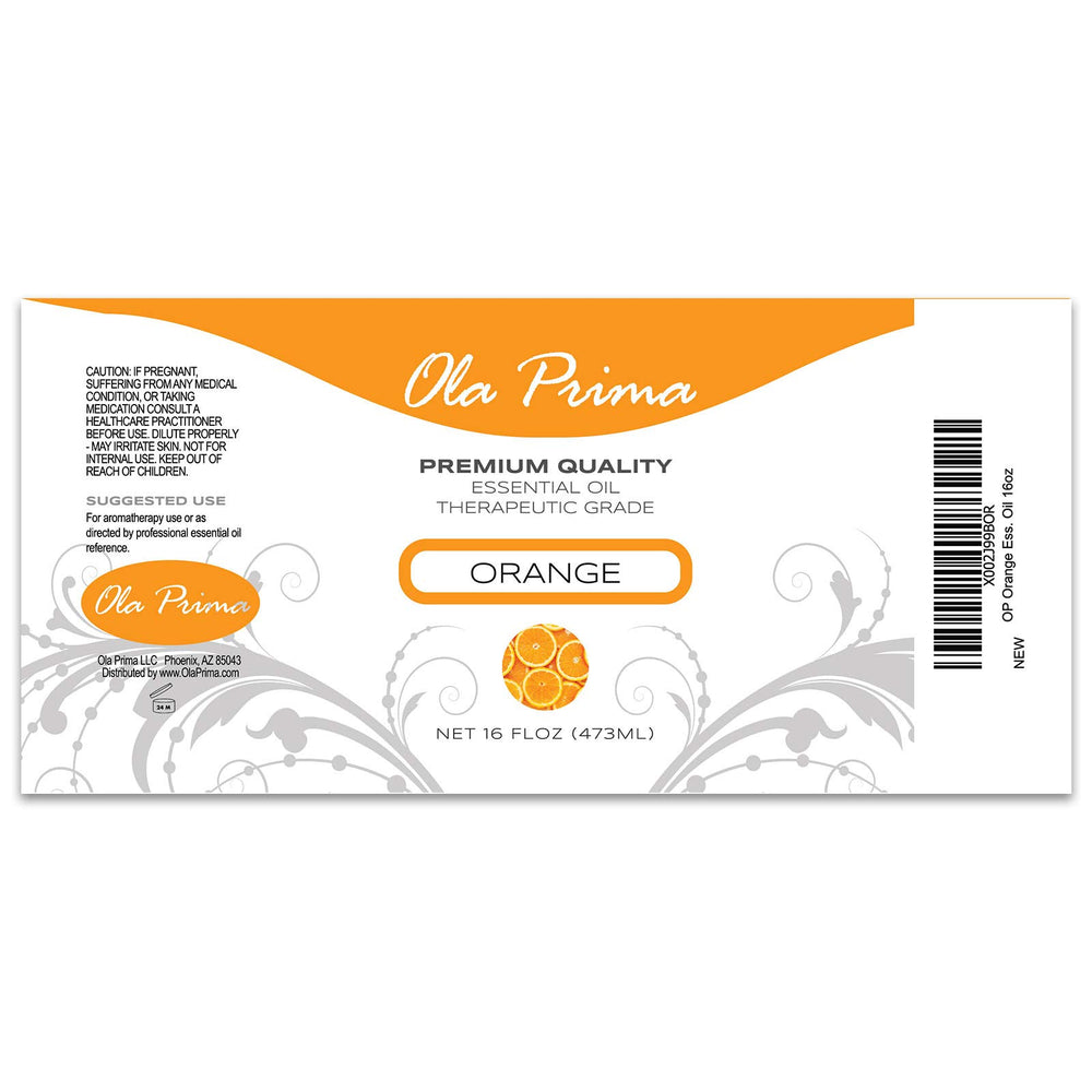 Ola Prima Orange Oil diffuser setup with uplifting citrus aroma