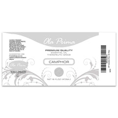 Ola Prima Camphor oil in amber bottle preserves potency and freshness.