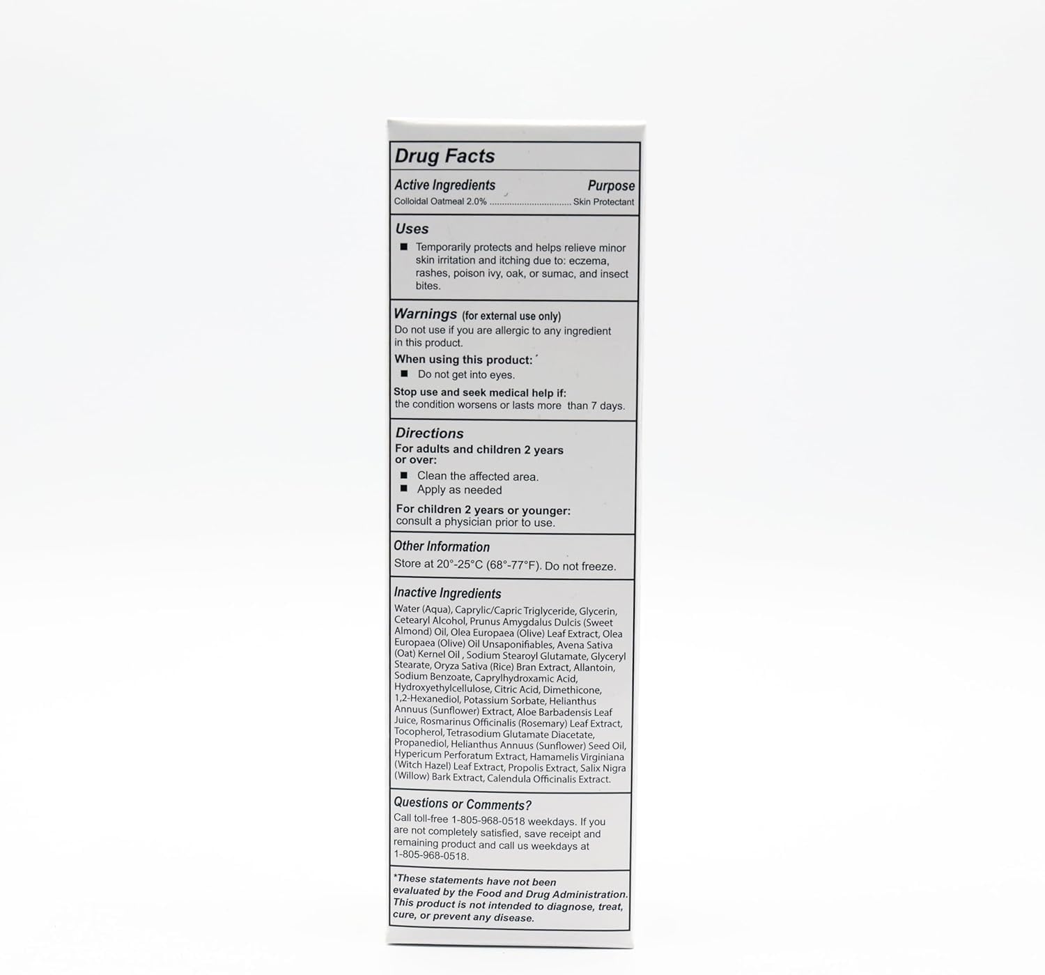Oleavicin Eczema Cream USA-made packaging.