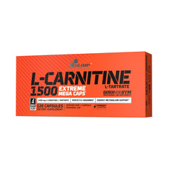 OLIMP L-Carnitine 1500 bottle view for daily potency and use.