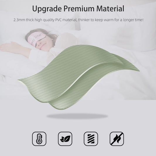 OliviaLiving hot water bottle wide-mouth for easy filling and spill-free use.