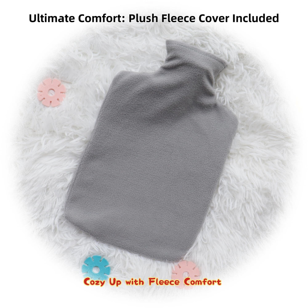 OliviaLiving hot water bottle 2l used on back for soothing warmth evenings