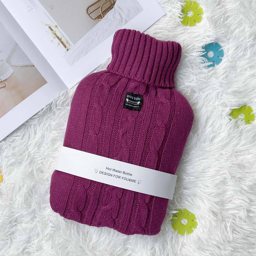 OliviaLiving hot water bottle 2l gift-ready packaging for thoughtful self-care