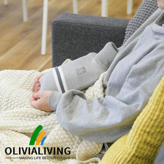 OliviaLiving 2L bottle warms hands on chilly evenings