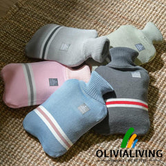 OliviaLiving hot water bottle also serves as a cold pack for minor injuries