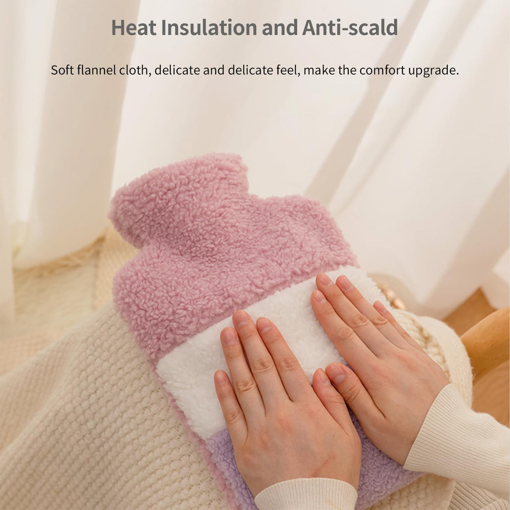 OliviaLiving neck and shoulder relief setup with plush cover.